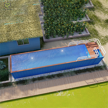 Sklolaminát Plavání Přepravní kontejnerový bazén