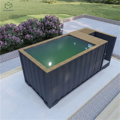 Prefabrikované 20ft 40ft přepravní kontejnerové bazény